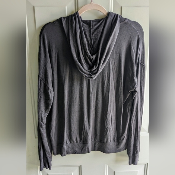 Magnolia Women's Gray Lightweight Homebody Pullover Hoodie - Picture 4 of 4